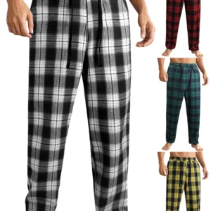 Men s Checkered Lounge Pants