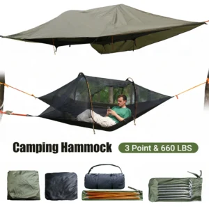 2-Person Tree Tent Hammock with Mosquito Net